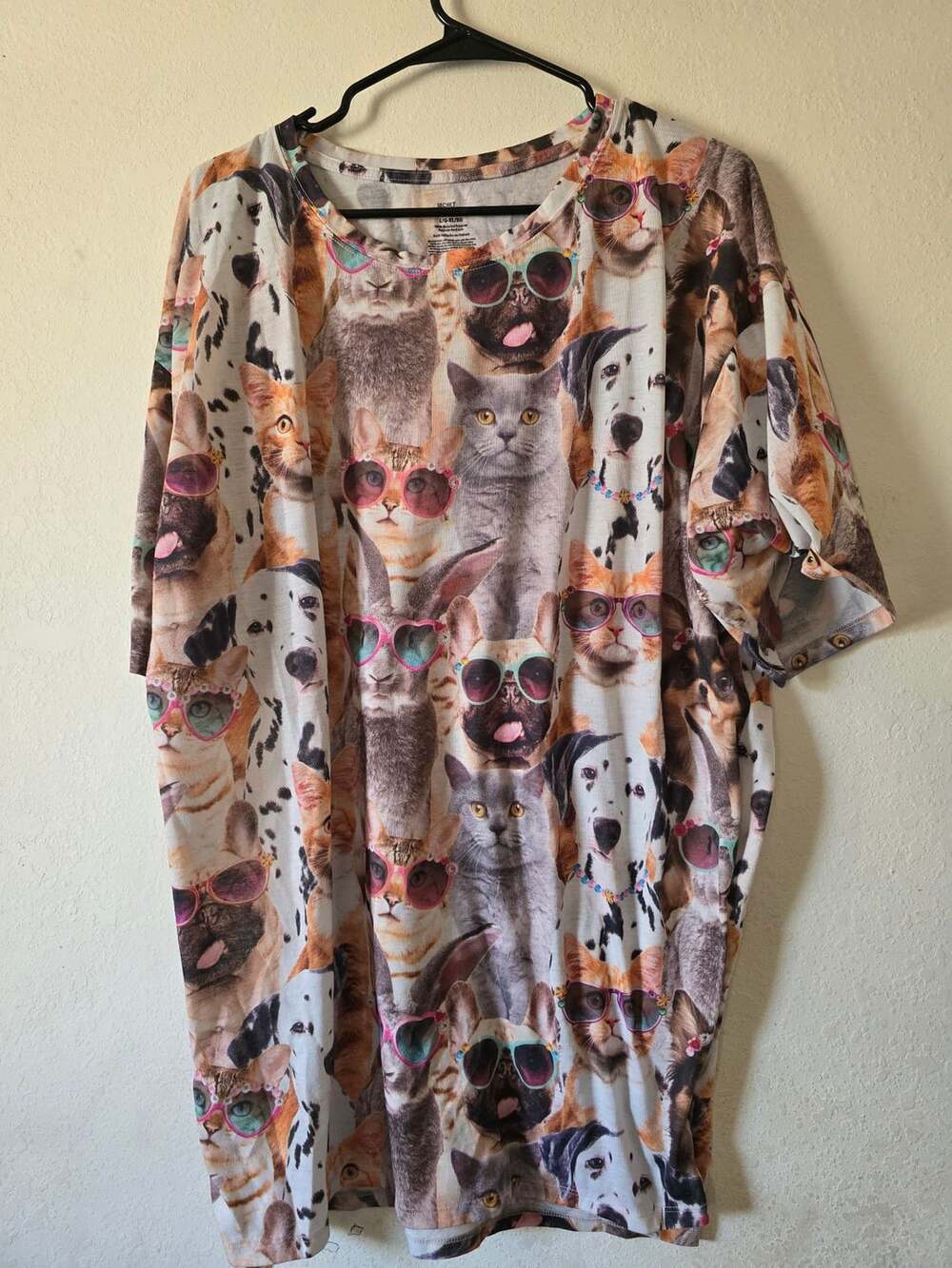 Secret Treasures Nightgown Size L/G-XL/XG Animal Print Sleep Shirt